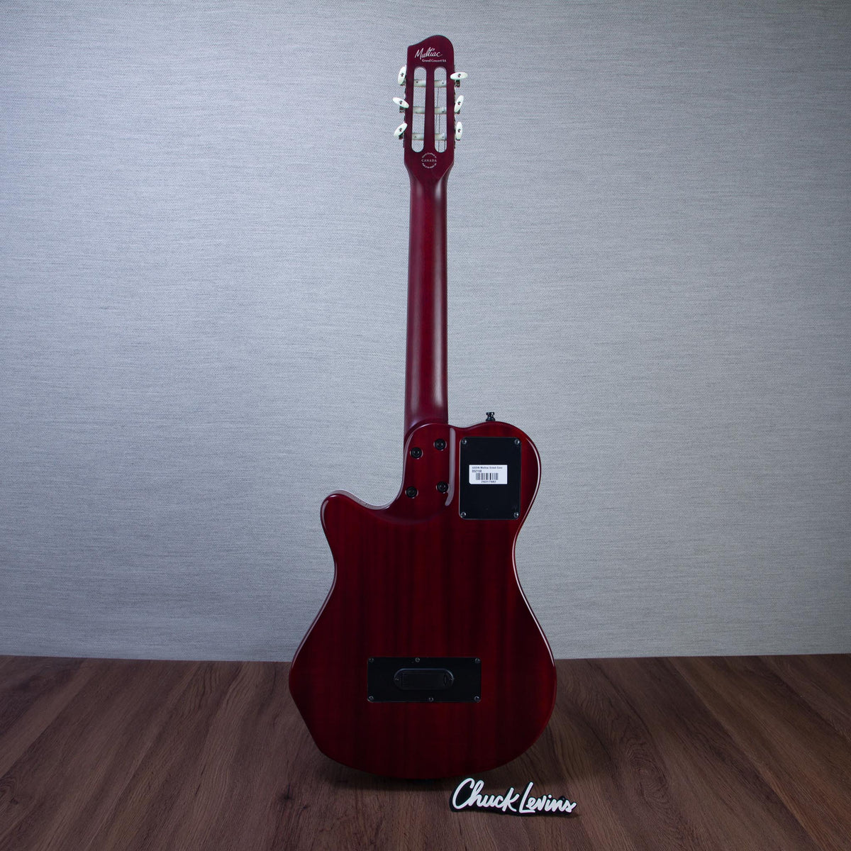 Godin MultiAc Grand Concert SA Nylon String Acoustic-Electric Guitar - Trans Black - CHUCKSCLUSIVE - #26317982