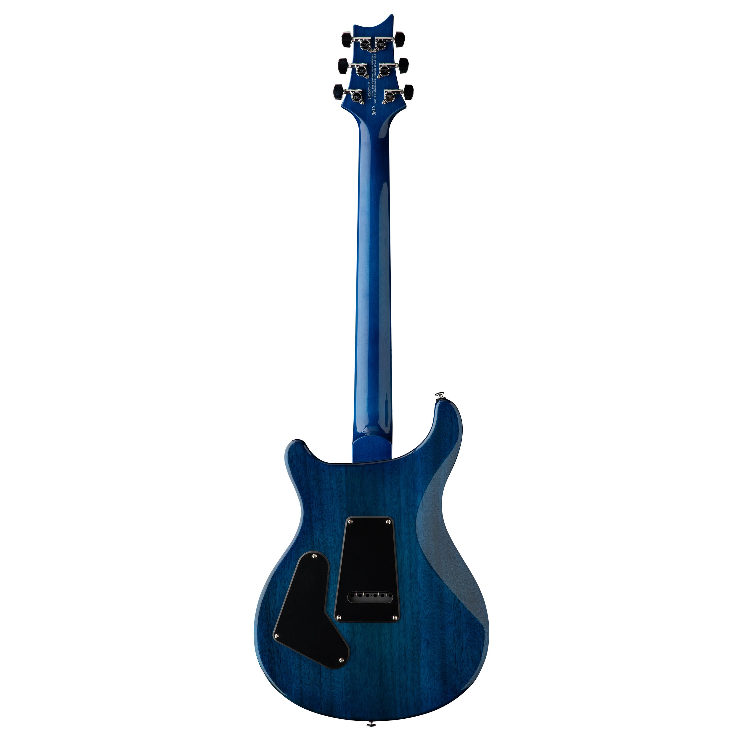 PRS SE Custom 24-08 Quilt Electric Guitar - Lake Blue – Chuck