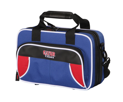 Gator GL-CLARINET-RB Spirit Series Lightweight Clarinet Case, Red And Blue