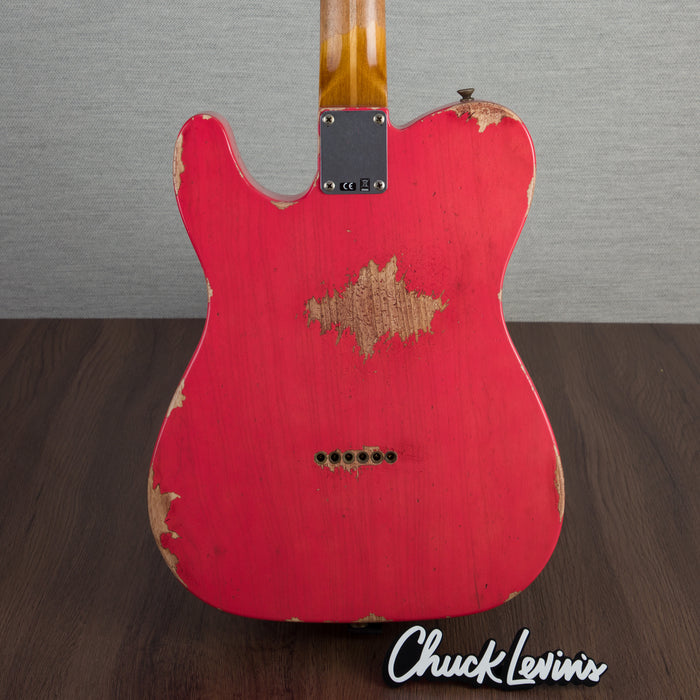 Fender Custom Shop 52 Telecaster HS Heavy Relic Electric Guitar - Watermelon King - CHUCKSCLUSIVE - #R127249