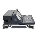 ProX XS-YDM7COMPACTEXDHW ATA Digital Audio Mixer Flight Case for Yamaha DM7 Compact Expansion Console with Doghouse compartment and Caster wheels