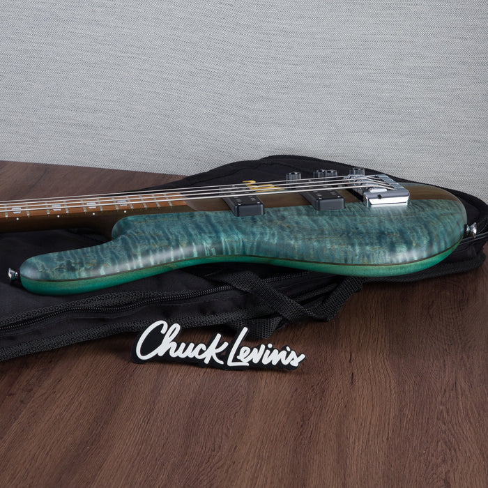 Spector Euro4 RST Bass Guitar - Turquoise Tide Matte - #21NB18545 - Display Model