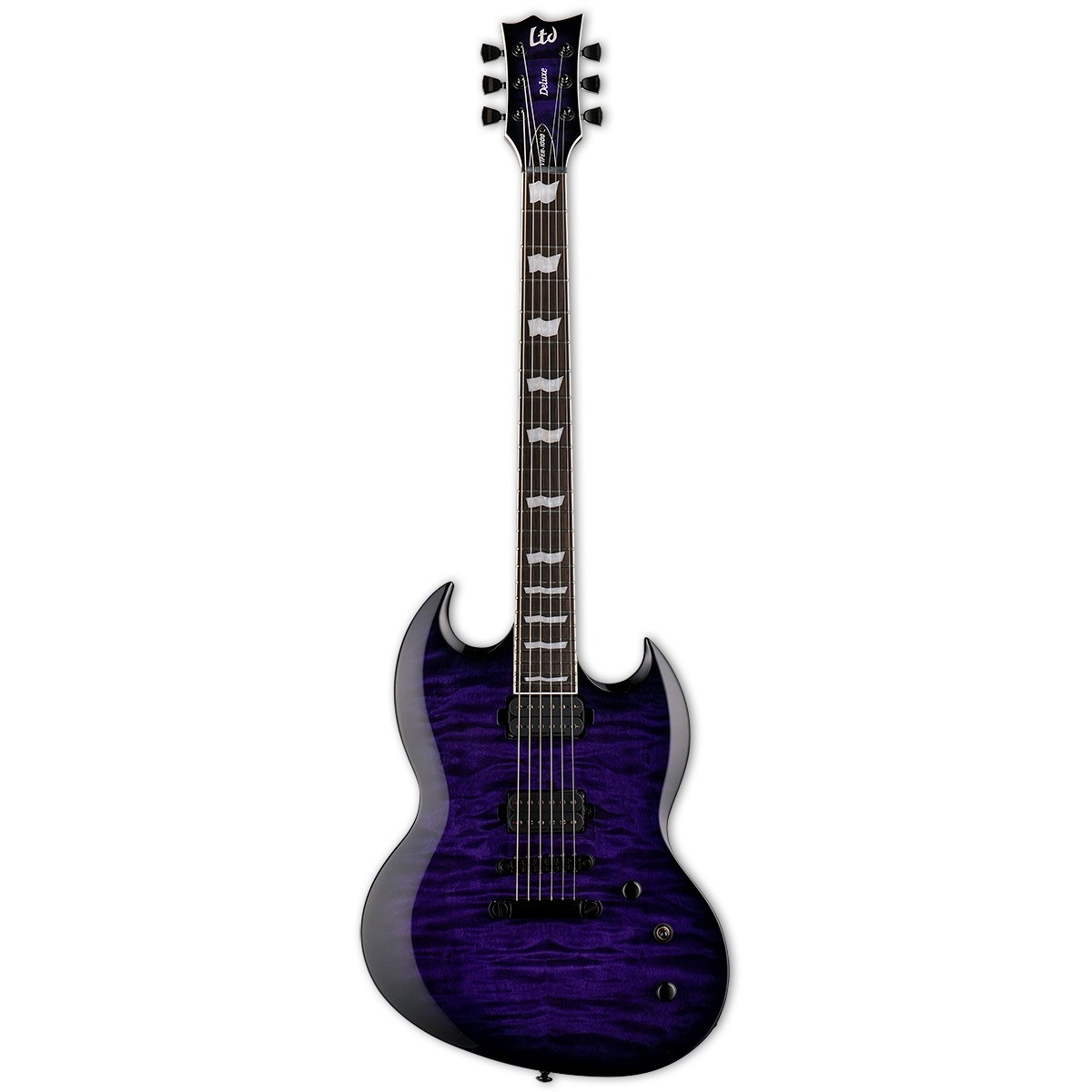ESP LTD Viper-1000 Electric Guitar - See Thru Purple Sunburst