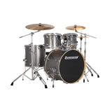 Ludwig Evolution 5-Piece Kit with 22-Inch Kick - Platinum Sparkle Finish