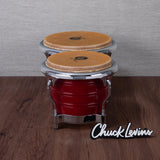 LP Generation II Bongos - Wine Red with Chrome Hardware