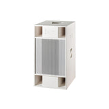 BASSBOSS Sublim8 Column PA Speaker wIth 18-inch Sub - White