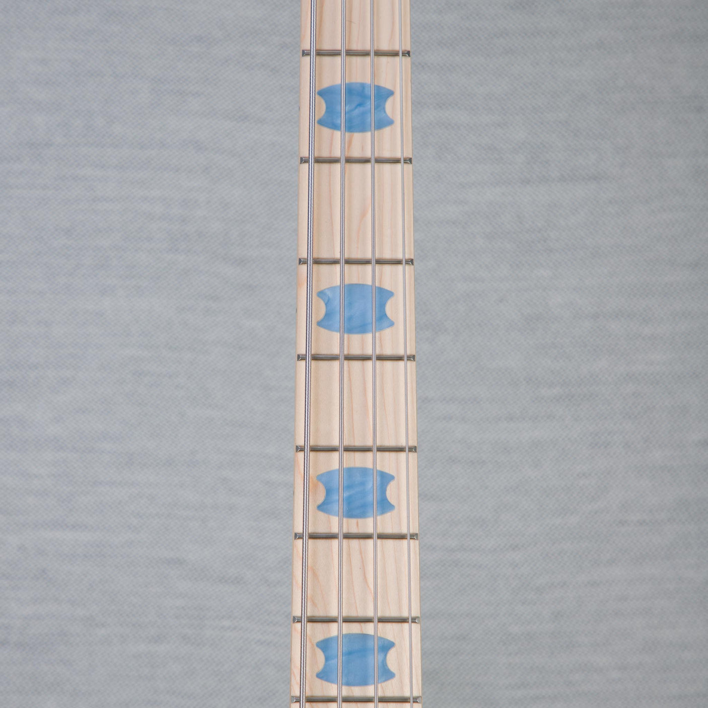 Spector Euro 4 LT Poplar Burl Over Ash Electric Bass Guitar - Faded Light Blue Gloss - CHUCKSCLUSIVE - #]C121NB23284