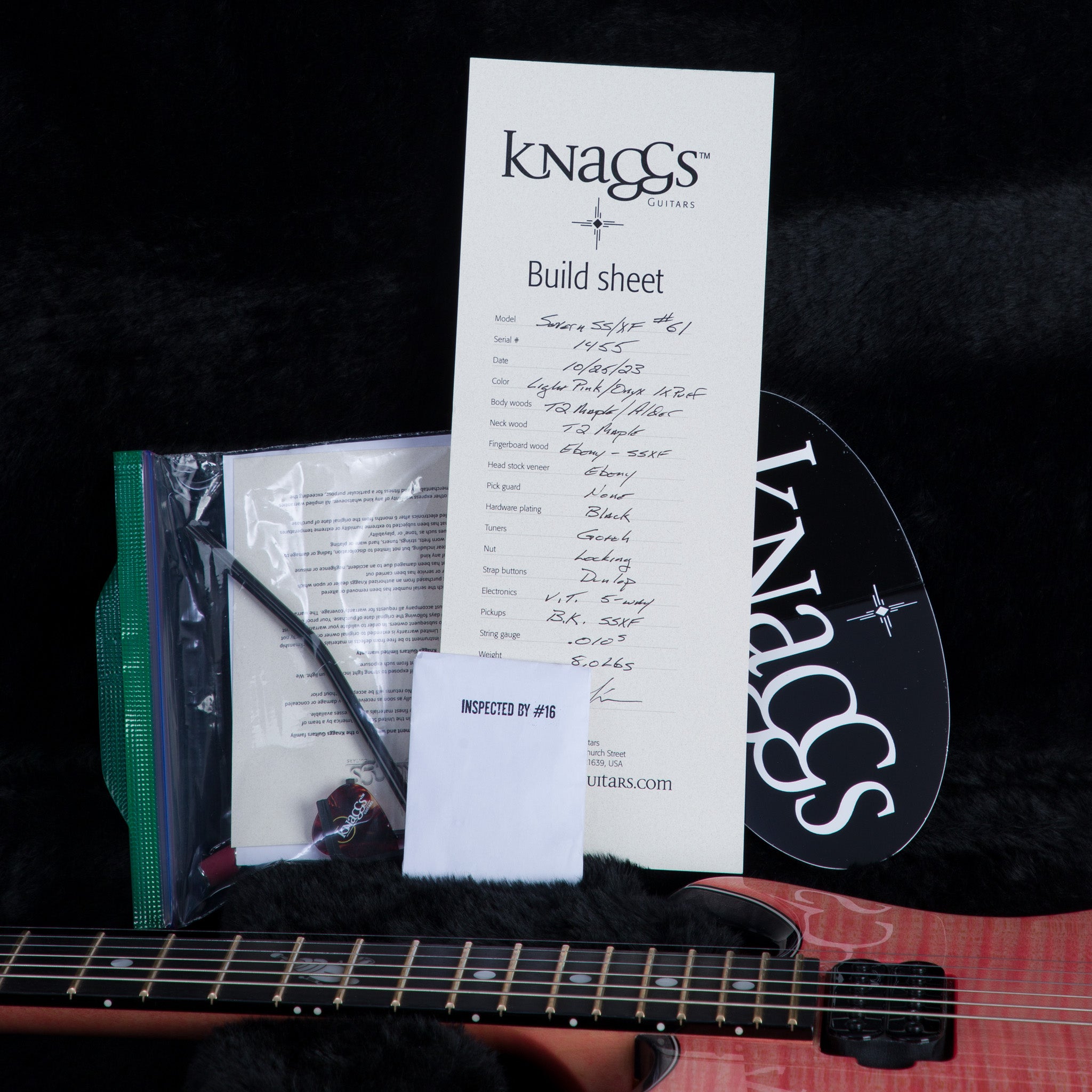 Knaggs Steve Stevens Severn XF Signature Electric Guitar - Light