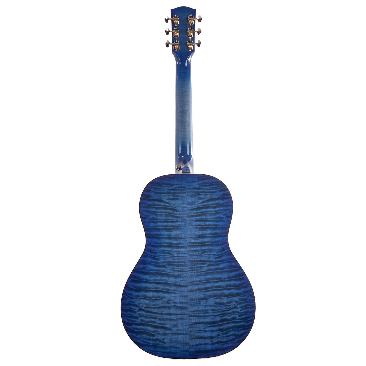 Bedell Seed to Song Parlor Acoustic Guitar - Quilt Maple and Adirondack Spruce - Sapphire - CHUCKSCLUSIVE - #822004