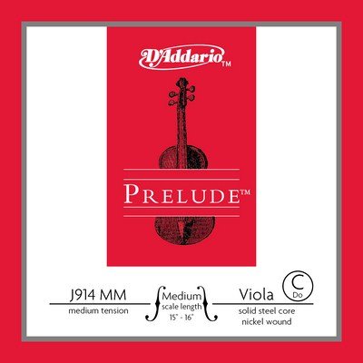 D'Addario Prelude Viola Single C String - Medium Tension J914 MM