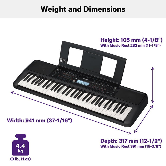 Yamaha PSR-E383 Portable Digital Piano - Preorder