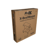 ProX X-BeatWagon Professional Mobile DJ Rolling Workstation with Adjustable Shelf