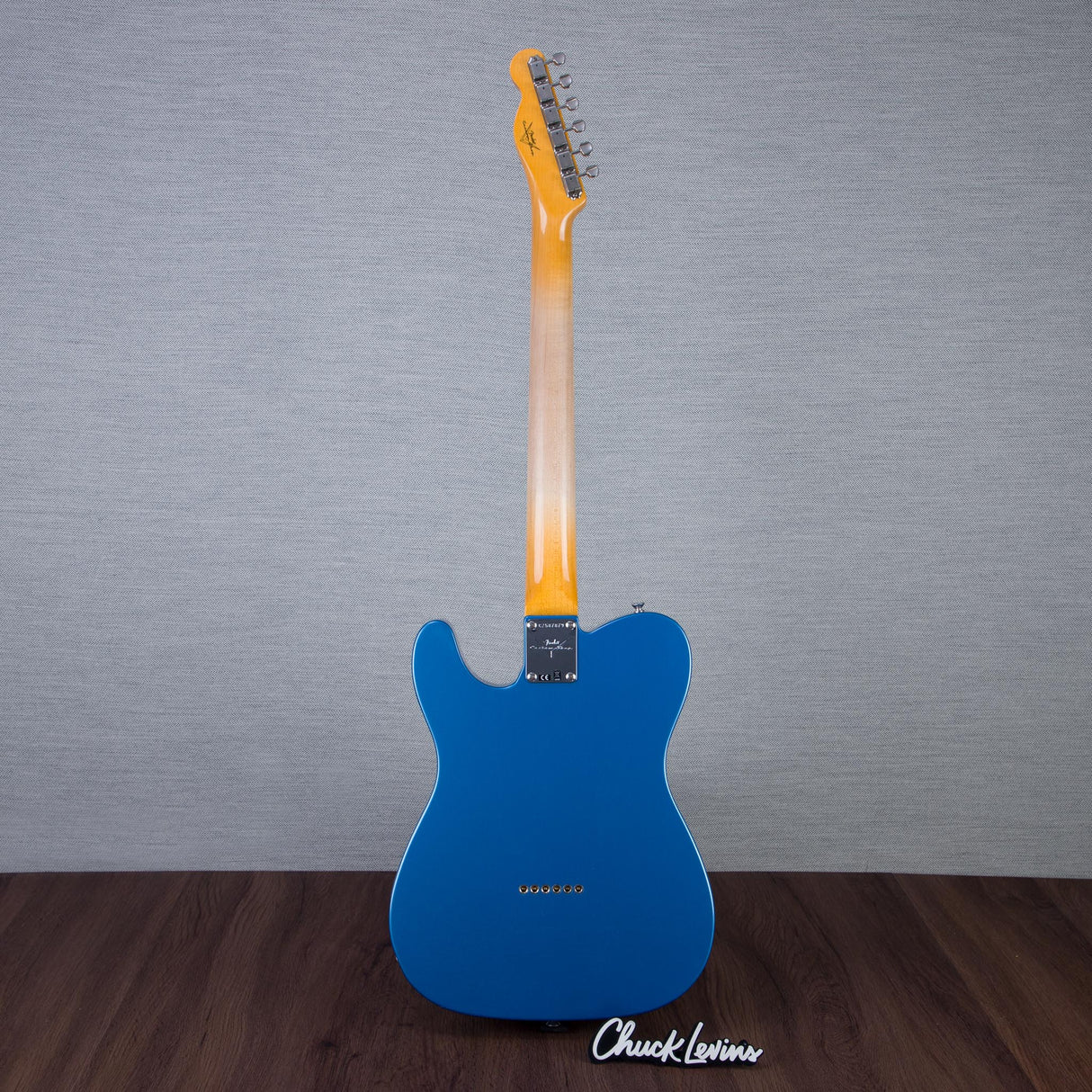 Fender Custom Shop 1961 Telecaster Electric Guitar Deluxe Closet Classic - Super Aged Lake Placid Blue - #CZ587879