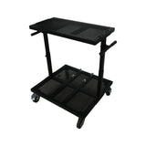 ProX X-BeatWagon Professional Mobile DJ Rolling Workstation with Adjustable Shelf
