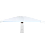 ProX XF-4X3048W MK2 Four Panel Collapse and Go DJ Facade with White Frame and Carry Bag