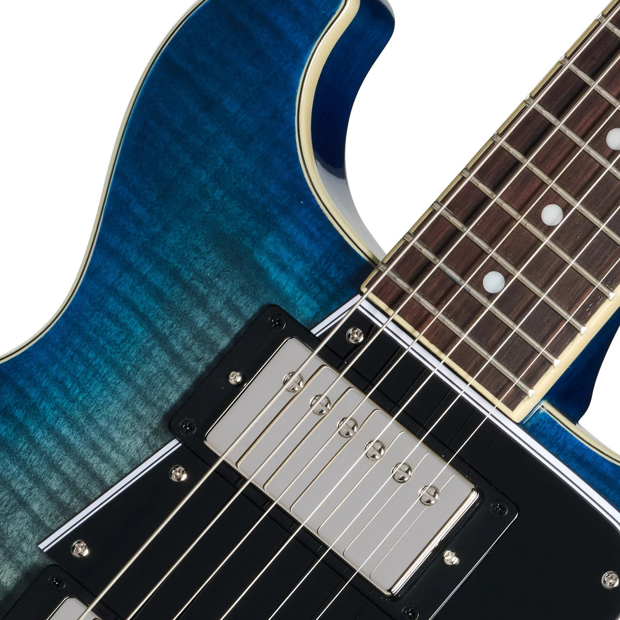 Epiphone Les Paul Special Double Cut Figured Electric Guitar - Ocean Water