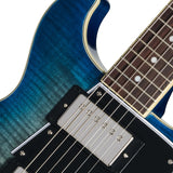 Epiphone Les Paul Special Double Cut Figured Electric Guitar - Ocean Water