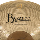 Meinl 15-Inch Byzance Brilliant Polyphonic Hi-Hat Cymbals