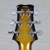 PRS Santana Retro 10-Top Electric Guitar - Santana Yellow With Metallic Gold Smokeburst Back - #250414156
