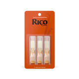 D'Addario RJA03 Rico Unfiled Alto Sax Reed 3-Pack - New,1.5