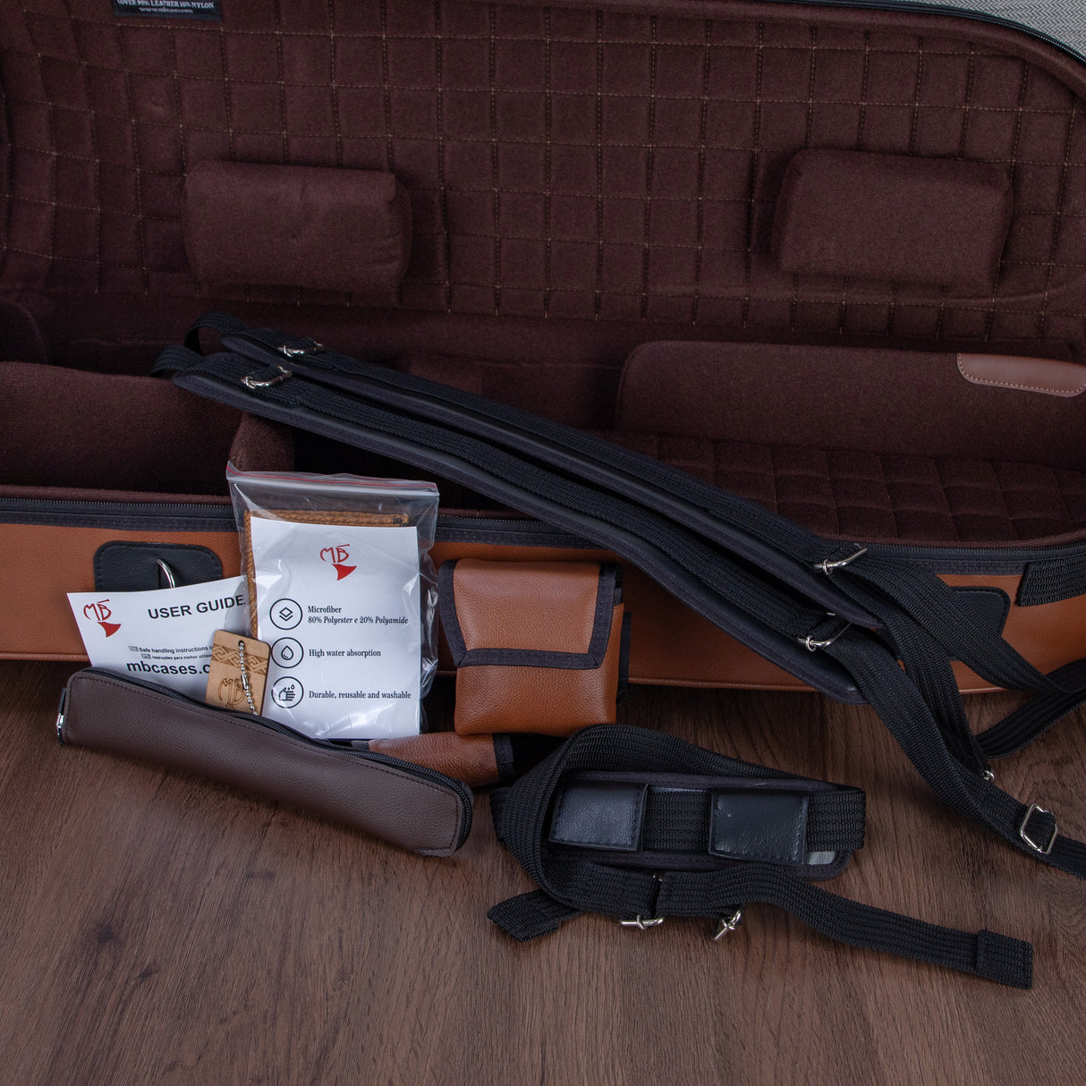 Marcus Bonna Light Case for Tenor Trombone with Small Bell - Brown Leather