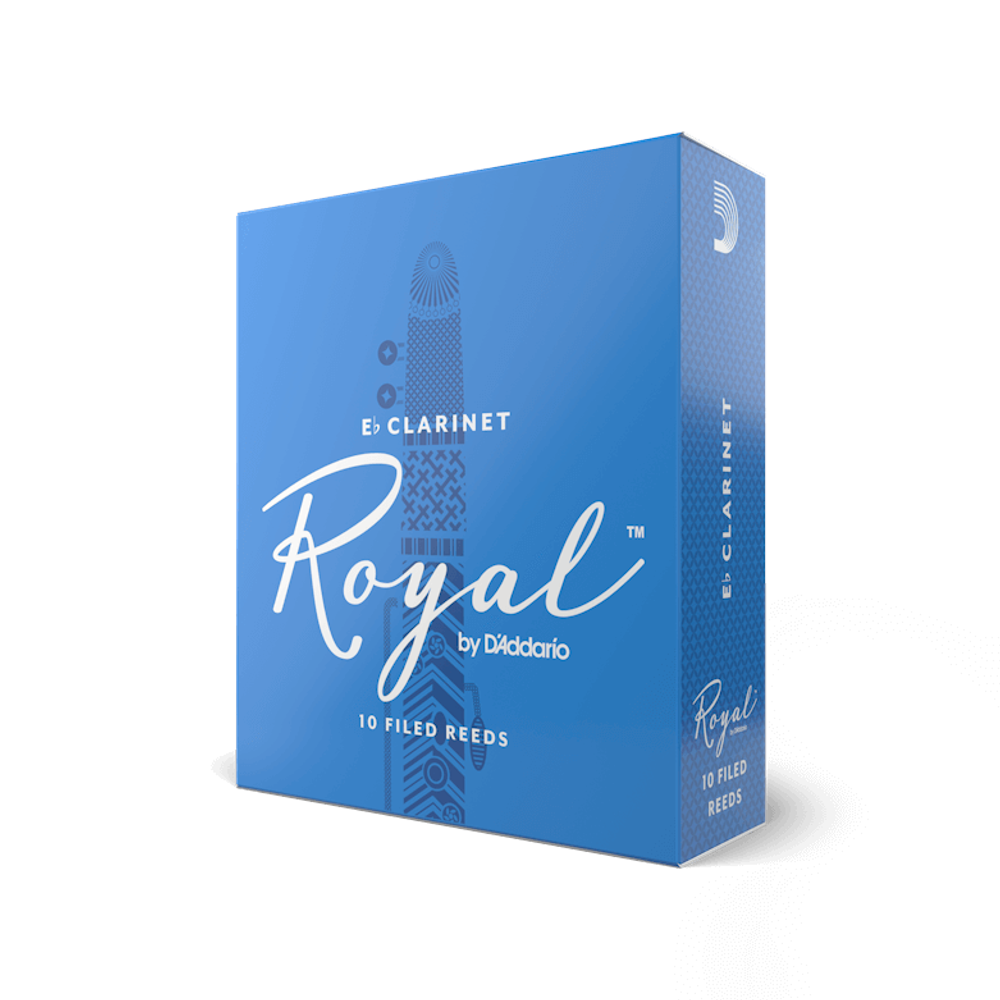 D'Addario RBB10 Royal Filed E-Flat Clarinet Reed 10-Pack - New,3
