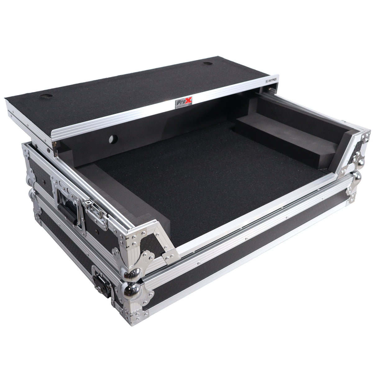 ProX XS-DDJSR2LT LED Flight Case for Hercules Inpulse T7 W-Laptop Shelf and Bonus LED Kit