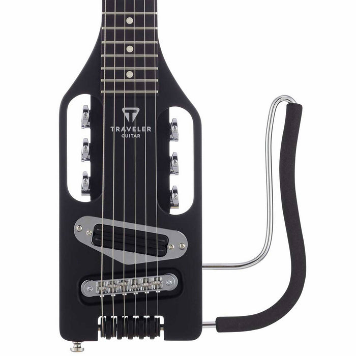 Traveler Ultra-Light Electric Compact Guitar - Matte Black - New,Black