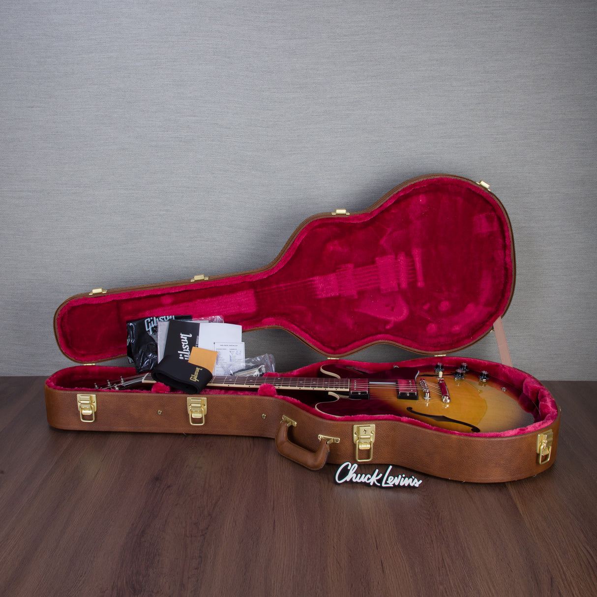 Gibson ES-335 Semi Hollow Body Guitar - Vintage Burst - #217820106