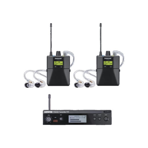 Shure PSM300 P3TRA215TWP Twinpack Wireless In-Ear Monitor System - J13 Band