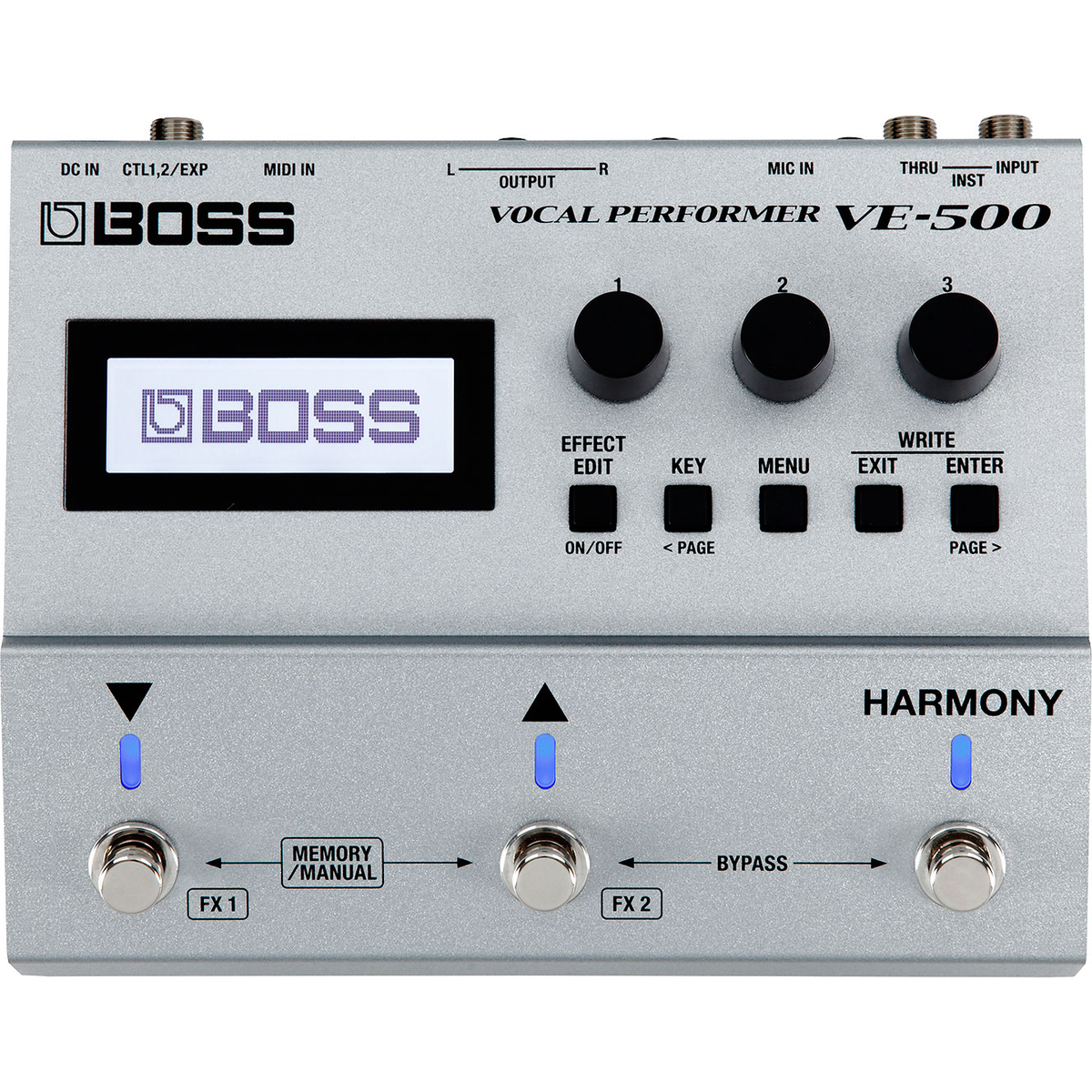 Boss VE-500 Vocal Performer Effects Pedal - Mint, Open Box