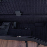 Marcus Bonna Baritone Saxophone Low A Case with Wheels - Black with Orange Trim and Badge