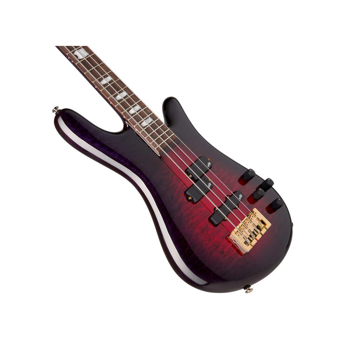 Spector ICON NS-2 Neck-Through Series 4-String Bass Guitar - Purple Cherry