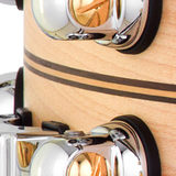 Pearl Music City 14x5-Inch Custom Maple Snare Drum - Natural with Inlays