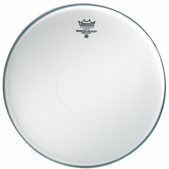 Remo 14-Inch Controlled Sound Coated Drum Head with Clear Dot