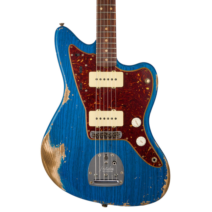 Fender Custom Shop 1962 Jazzmaster Heavy Relic - Sapphire Blue Transparent - CHUCKSCLUSIVE - #R124970