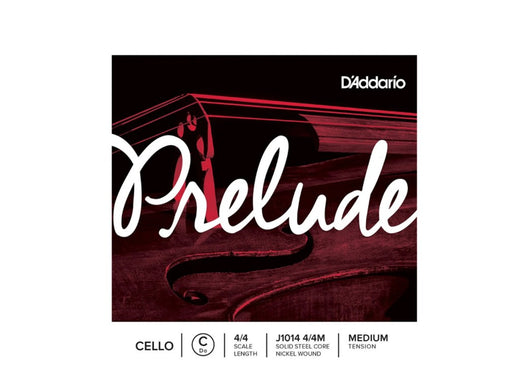 D'Addario Prelude Single Nickel Cello C String - 4/4 Scale