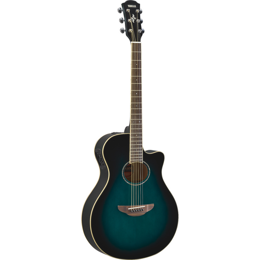 Yamaha APX600 Acoustic Electric Guitar - Oriental Blue Burst - Preorder - New,Oriental Blue Burst