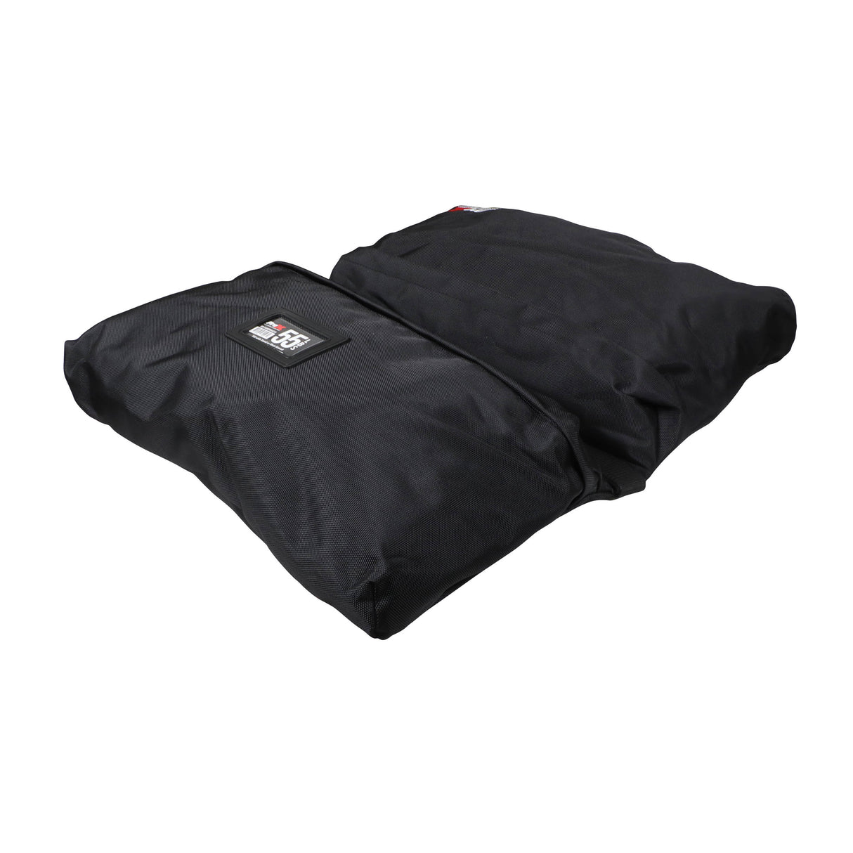 ProX XB-SANDBAG55 55 LBS Capacity Black Double Zipper Saddlebag Sandbag - Empty Bag