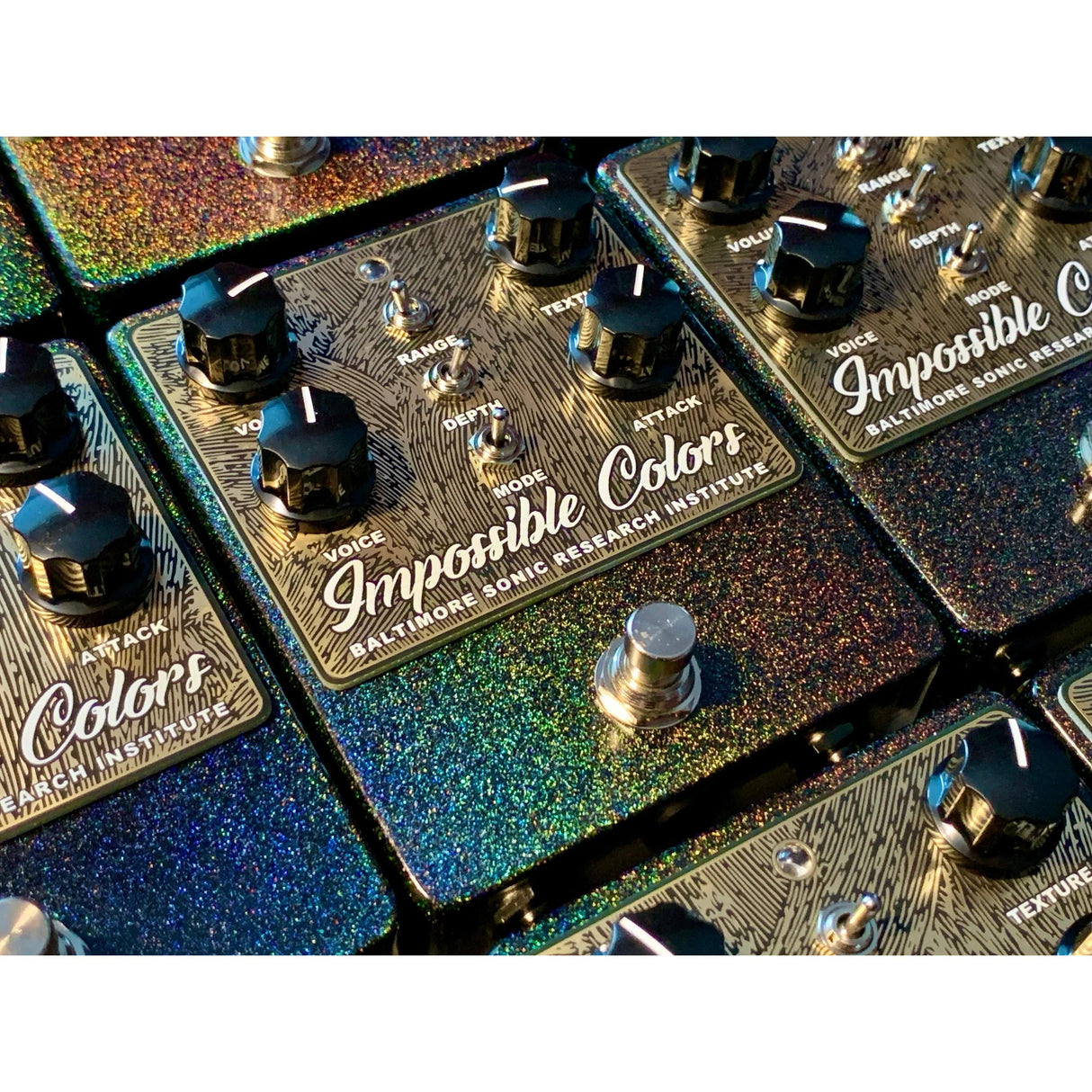 Baltimore Sonic Research Institute Impossible Colors Transformer Coupled Fuzz Pedal