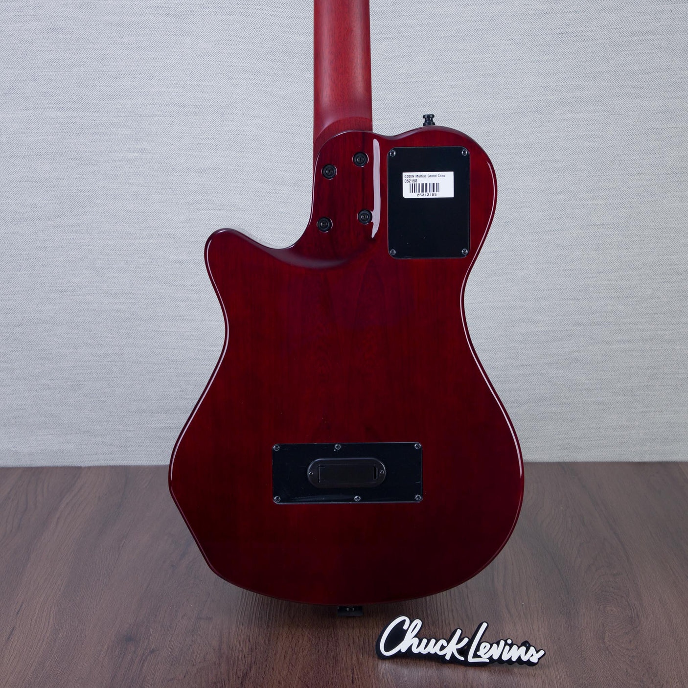 Godin MultiAc Grand Concert SA Nylon String Acoustic-Electric Guitar - Trans Black - CHUCKSCLUSIVE - #25313155