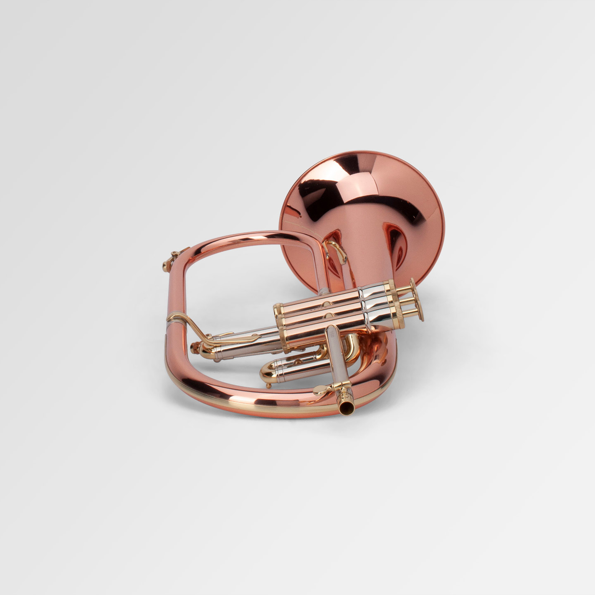 Adams F5 Flugelhorn with Copper Bell - Clear Lacquered