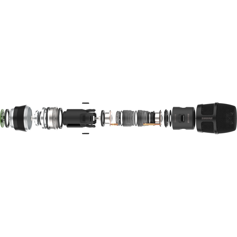 Shure RPW200 Nexadyne 8/C Cardioid Dynamic Wireless Capsule for Handheld Transmitters - Black