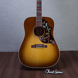 Gibson Custom Shop Hummingbird Elegant Koa Koa/Sitka Spruce Acoustic Electric Guitar - Honey Burst - #21826113