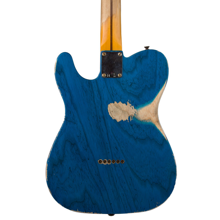 Fender Custom Shop 1950 Esquire Heavy Relic - Sapphire Blue Transparent - CHUCKSCLUSIVE - #R118551