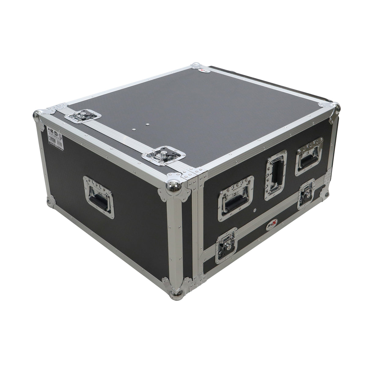 ProX XS-YDM7COMPACTEXDHW ATA Digital Audio Mixer Flight Case for Yamaha DM7 Compact Expansion Console with Doghouse compartment and Caster wheels