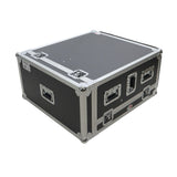 ProX XS-YDM7COMPACTEXDHW ATA Digital Audio Mixer Flight Case for Yamaha DM7 Compact Expansion Console with Doghouse compartment and Caster wheels