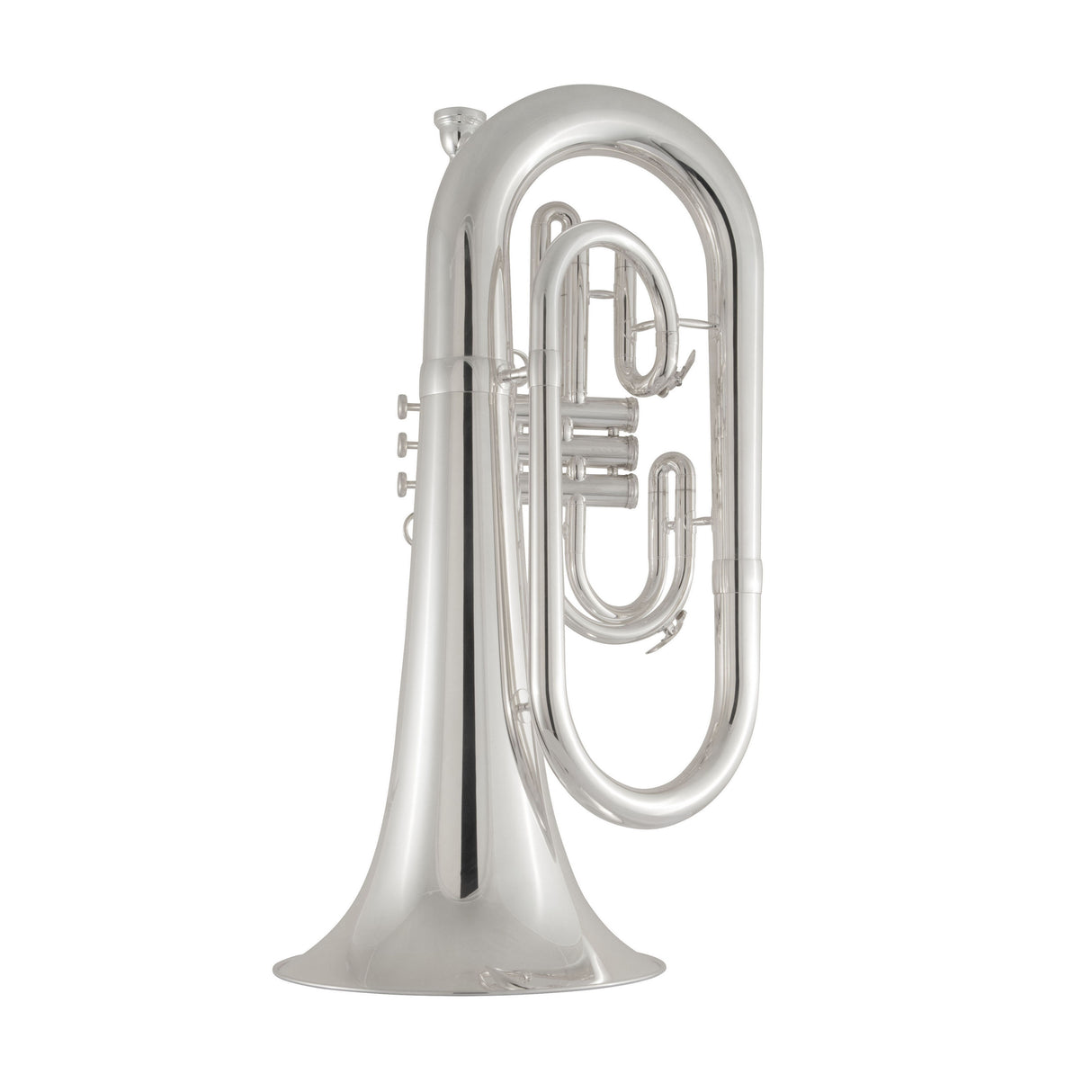 King KME411S Performance Marching Euphonium - Silver-Plated