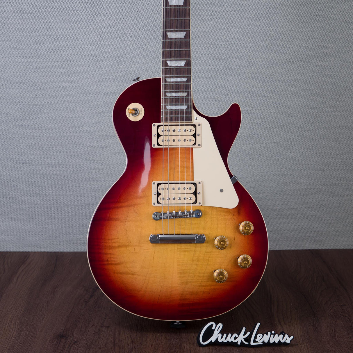 Gibson Les Paul Standard 50s Double Trouble Electric Guitar - Vintage Bourbon Burst - #226150205