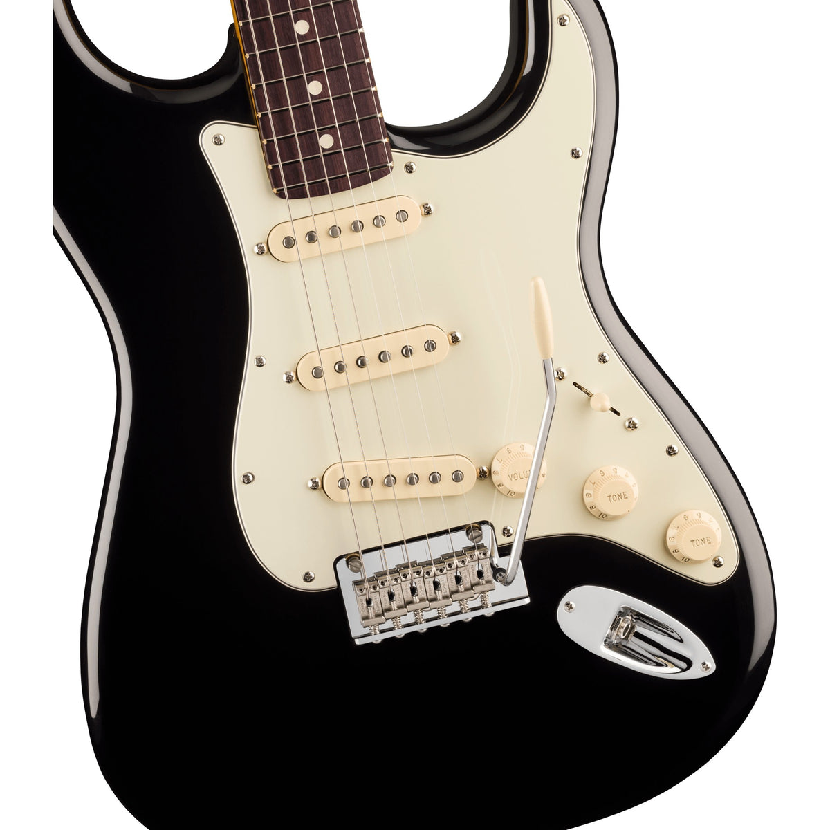 Fender American Professional Stratocaster Electric Guitar, Rosewood Fingerboard - Black